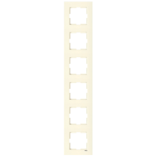 Шестерна вертикальна рамка VIKO Karre Крем (90960225)